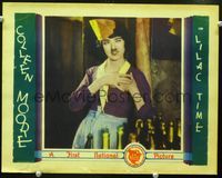 2v162 LILAC TIME LC '28 c/u of Colleen Moore impersonating a soldier with paper hat & mustache!
