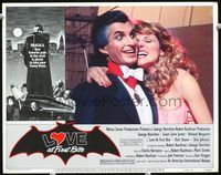 2v166 LOVE AT FIRST BITE LC #7 '79 vampire George Hamilton as Dracula hugged by Susan St. James!