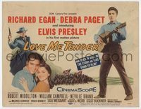 2v566 LOVE ME TENDER title card '56 1st Elvis Presley, great images with Debra Paget & with guitar!