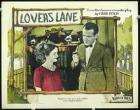 2v167 LOVERS LANE movie lobby card '24 Gertrude Olmstead shows Robert Ellis her new hairdo!
