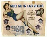 2v582 MEET ME IN LAS VEGAS TC '56 super sexy full-length showgirl Cyd Charisse, plus Lena Horne!
