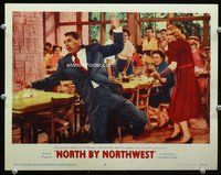 2v196 NORTH BY NORTHWEST lobby card #8 '59 Cary Grant is shot by Eva Marie Saint, Alfred Hitchcock