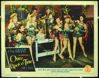2v208 ONCE UPON A TIME LC '44 sexy Janet Blair surrounded by seven half-dressed chorus girls!