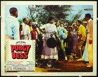 2v219 PORGY & BESS lobby card #7 '59 Sammy Davis Jr. sings of Pearl Bailey holding giant skillet!
