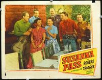 2v263 SUSANNA PASS lobby card #4 '49 Roy Rogers & Dale Evans with the Riders of the Purple Sage!