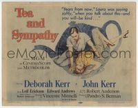 2v727 TEA & SYMPATHY title card '56 artwork of Deborah Kerr & John Kerr by Gale, classic tagline!