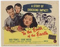 2v744 TO THE ENDS OF THE EARTH TC R56 Dick Powell reveals secret files of the Bureau of Narcotics!