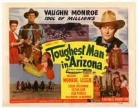 2v747 TOUGHEST MAN IN ARIZONA TC '52 artwork of Vaughn Monroe, Idol of Millions & Joan Leslie!