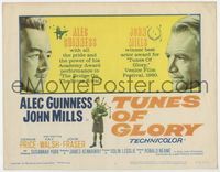 2v750 TUNES OF GLORY TC '60 great headshots of John Mills & Alec Guinness w/Scot with bagpipes!