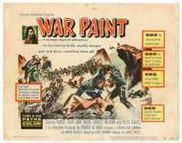 2v769 WAR PAINT title card '53 Robert Stack, Joan Taylor, filmed in Death Valley National Park!