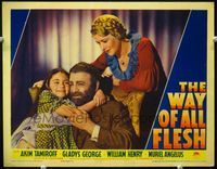 2v289 WAY OF ALL FLESH LC '40 close up of Akim Tamiroff, Gladys George & 3 year-old June Hedin!