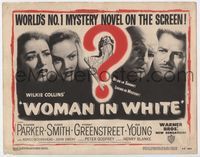 2v786 WOMAN IN WHITE title card '48 Eleanor Parker, Alexis Smith, Sidney Greenstreet, Gig Young