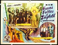 2v300 ZIEGFELD FOLLIES Spanish/U.S. LC #5 '45 Lucille Ball is lion tamer to sexy females in cat suits!