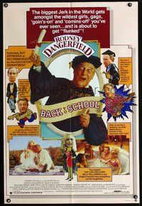 2w246 BACK TO SCHOOL Aust one-sheet poster '86 Rodney Dangerfield goes to college with his son!