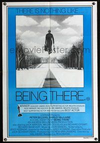 2w253 BEING THERE Aust one-sheet poster '80 Peter Sellers, Shirley MacLaine, directed by Hal Ashby!