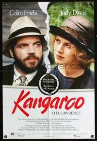 2w356 KANGAROO Aust one-sheet poster '86 Colin Friels, Judy Davis, based on the DH Lawrence novel!