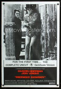 2w388 MIDNIGHT COWBOY Aust one-sheet '69 Dustin Hoffman, Jon Voight, John Schlesinger classic!