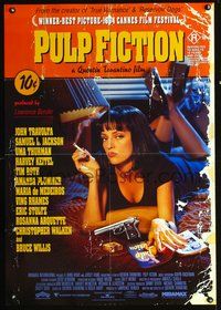 2w424 PULP FICTION Aust one-sheet '94 Uma Thurman, Quentin Tarantino, Bruce Willis, John Travolta