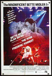 2w440 ROSE Aust movie one-sheet poster '79 Mark Rydell, Alan Bates, Bette Midler as Janis Joplin!