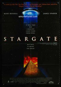 2w460 STARGATE Australian movie one-sheet poster '94 Kurt Russell, James Spader, Viveca Lindfors
