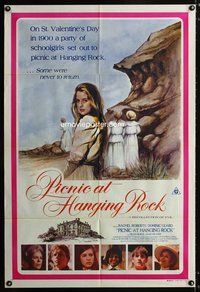 2w413 PICNIC AT HANGING ROCK Aust one-sheet '75 Peter Weir classic about vanishing schoolgirls!