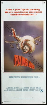 2w514 AIRPLANE Aust daybill '80 classic parody by Jim Abrahams & David & Jerry Zucker, Flying High!