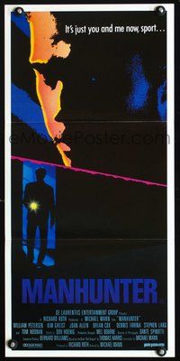 2w728 MANHUNTER Australian daybill '86 Hannibal Lector, Red Dragon, it's just you and me now sport!