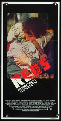 2w824 REDS Australian daybill movie poster '81 Warren Beatty as John Reed & Diane Keaton in Russia!