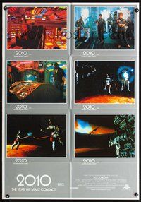 2w970 2010 Aust LC poster '84 the year we make contact, sci-fi sequel to 2001: A Space Odyssey!