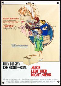 2w009 ALICE DOESN'T LIVE HERE ANYMORE German '75 Martin Scorsese, Ellen Burstyn, Kris Kristofferson