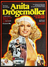 2w018 ANITA DROGEMOLLER German movie poster '76 Alfred Vohrer, sexy Monique van de Ven!