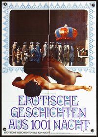 2w019 ARABIAN NIGHTS German movie poster '74 Pier Paolo Pasolini's Il Fiore delle Mille e una Notte!