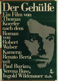2w057 DER GEHULFE German movie poster '76 Paul Burian, Verena Buss, Ingold Wildenauer