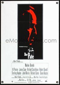2w092 GODFATHER German poster '72 Marlon Brando, Al Pacino, Francis Ford Coppola crime classic!