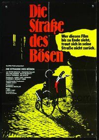 2w102 HOMEBODIES German movie poster '74 a murder a day keeps the landlord away, wacky horror art!
