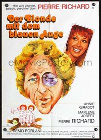 2w112 JULIETTE & JULIETTE German movie poster '74 Remo Forlani, Annie Girardot, Jon Mikepucer art!