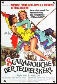 2w122 LOVES & TIMES OF SCARAMOUCHE German '76 Le Avventure e Gli Amori di Scaramouche, cool art!