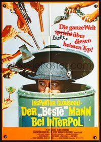 2w160 PINK PANTHER STRIKES AGAIN trash can style German '76 Peter Sellers is Inspector Clouseau!