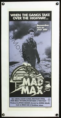 2y275 MAD MAX linen rare purple 1st release Aust daybill '79 Mel Gibson, George Miller classic!