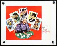 2y186 LADYKILLERS linen English 11x15 '55 great completely different playing card art by Longi!