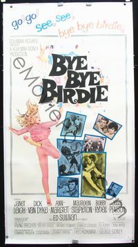 2z156 BYE BYE BIRDIE linen 3sheet '63 art of sexy Ann-Margret dancing, Dick Van Dyke, Janet Leigh
