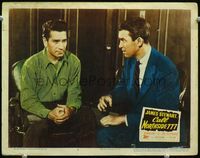 3b306 CALL NORTHSIDE 777 LC #2 '48 close up of newspaper reporter James Stewart & Richard Conte!