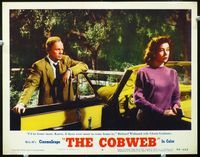 3b325 COBWEB LC#8 '55 Richard Widmark tells sexy Gloria Grahame she gives him no reason to come home