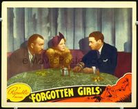 3b384 FORGOTTEN GIRLS LC '40 Louise Platt & Robert Armstrong sitting at table with Donald Woods!