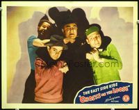 3b395 GHOSTS ON THE LOOSE LC '43 best close up of Bela Lugosi attacked by Hall, Gorcey & Jordan!