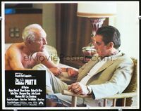 3b401 GODFATHER PART II lobby card #6 '74 close up of Al Pacino & Elia Kazan, Francis Ford Coppola!