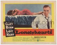 3b138 LONELYHEARTS TC '59 guilt-ridden Montgomery Clift, from Nathaniel West's depressing novel!