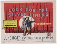 3b140 LOOK FOR THE SILVER LINING TC '49 art of June Haver & Ray Bolger dancing, Gordon MacRae