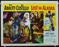 3b475 LOST IN ALASKA LC #4 '52 Bud Abbott & Lou Costello in wacky image w/Mitzi Green & Eskmos!
