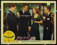 3b489 MANNEQUIN LC '38 great 4-shot of Joan Crawford, Spencer Tracy, Alan Curtis & Ralph Morgan!